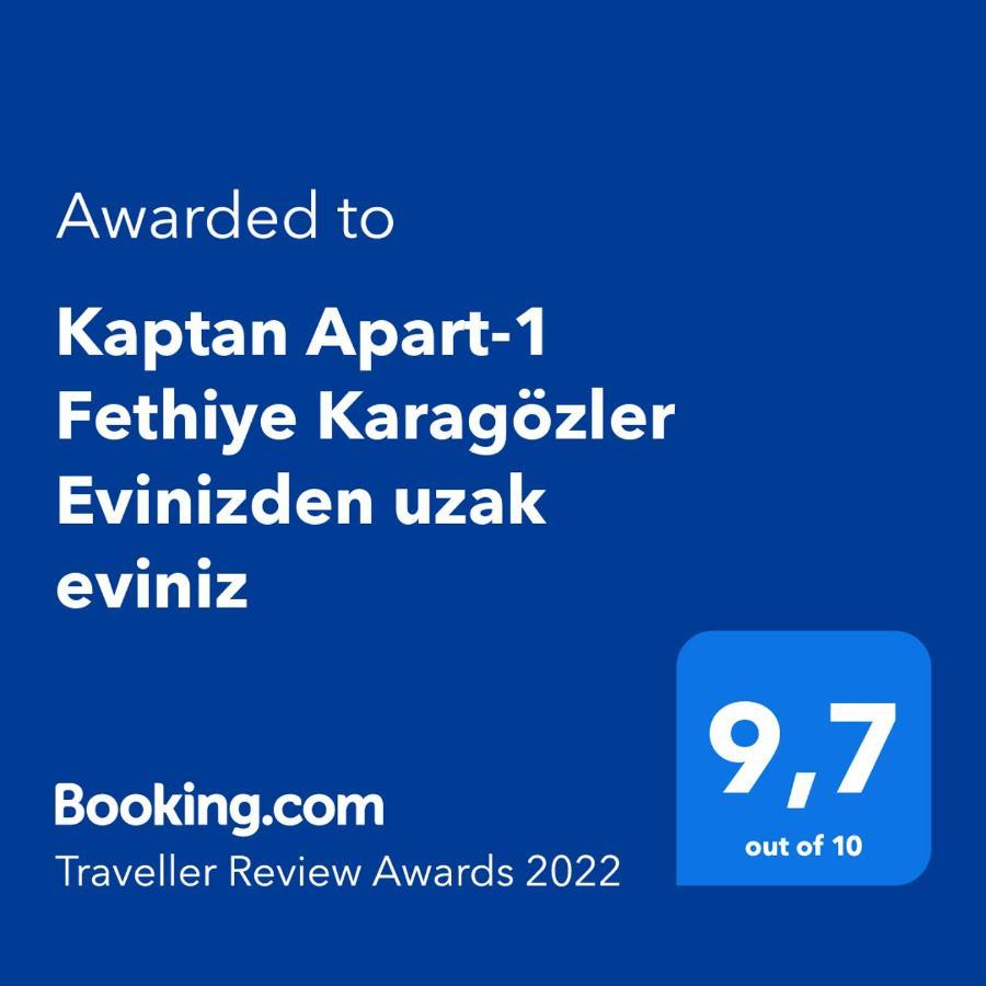 Ferienwohnung Kaptan Apart-1 Fethiye Karagozler Evinizden Uzak Eviniz Exterior foto